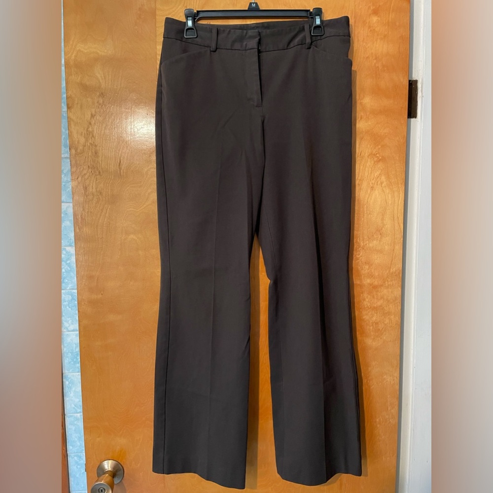 Brown Curvy Talbots Pants Boot Cut Flare